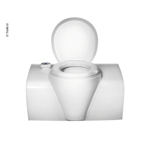 Bank toilet C503-L electric, white Control opening right