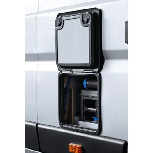 Magnetic button black for Service Door 3 by Thetford