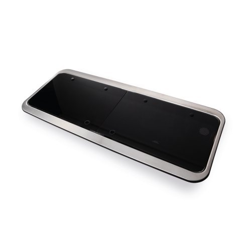 Cooker-sink combination 2-piece glass cover - sink right