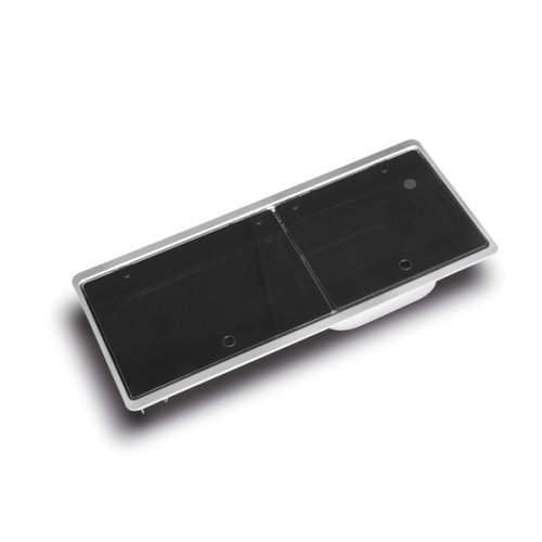 Cooker/sink combination with 2-part glass cover