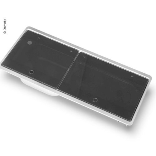 Cooker/sink combination with 2-part glass cover