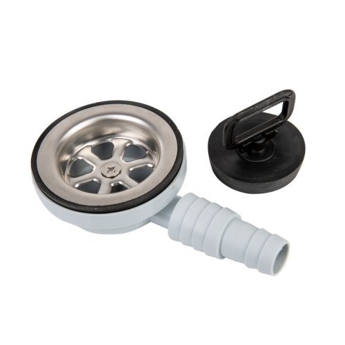Drain set for sink angled - Ø 25 / 20 mm