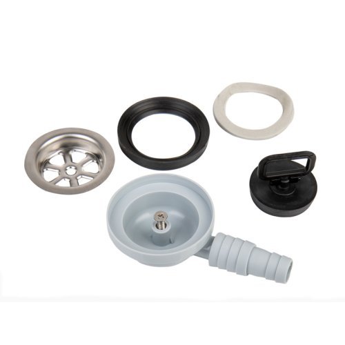 Drain set for sink angled - Ø 25 / 20 mm