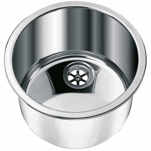 Stainless steel fitted sink LA1417 - Round - Ø 30 cm