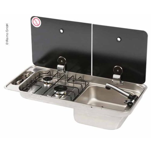 Camper van extension set 40 K - cooker-sink combination &amp; built-in refrigerator