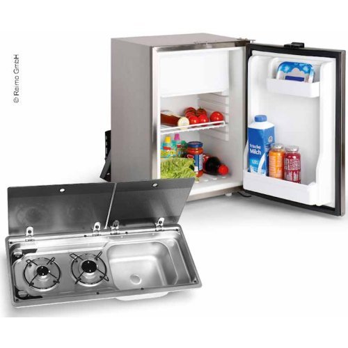 Camper van extension set 50 KD - Cooker-Sink-Combination &amp; Built-in fridge