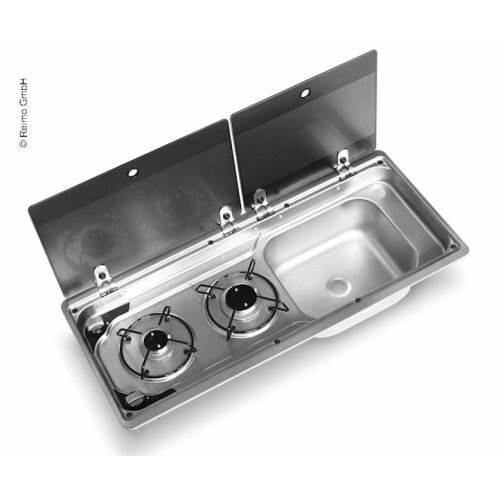 Camper van extension set 50 KD - Cooker-Sink-Combination &amp; Built-in fridge