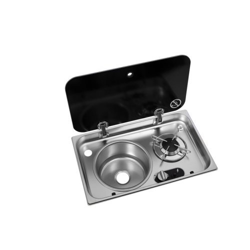 ASO hob/sink combination - Left-hand sink