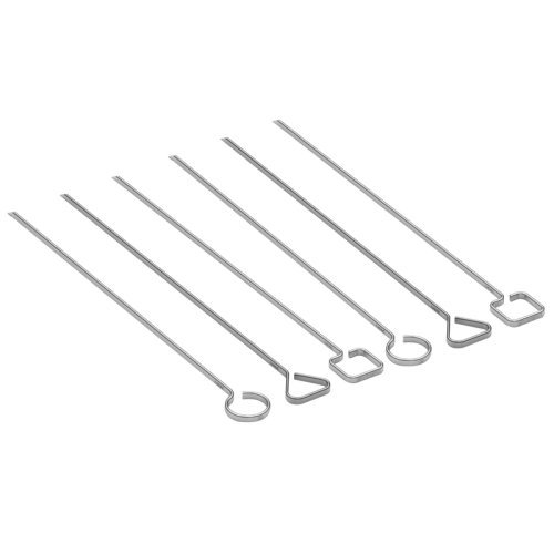 Grill skewers, set of 6 made of stainless steel