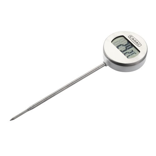 Digital, electronic meat thermometer