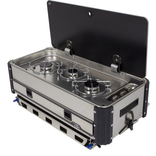 SL1350.LC/LL Slideout gas cooker, 3-flame