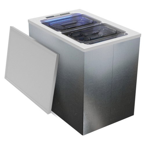 Built-in compressor Toploader TL43 - Gray - 40 l