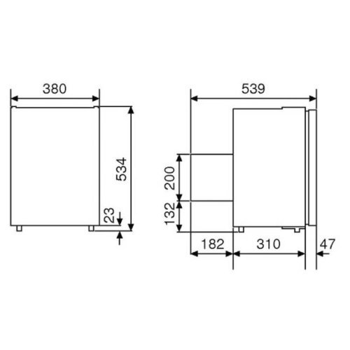 Compressor Fridge, Dometic Fridge -  CoolMatic CRP-40 12/24V 39l