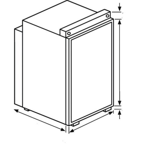 Dometic Fridge RM8401L - 3 Way Fridge, Absorption Fridge 95l left
