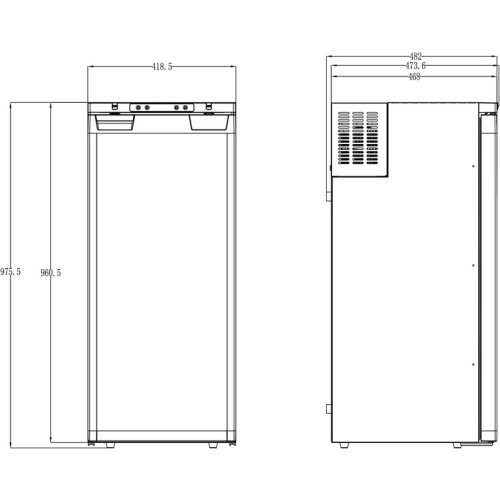 Compressor refrigerator LR90L