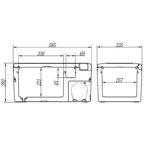 Compressor cooler STYLE'N'COOL 20 l
