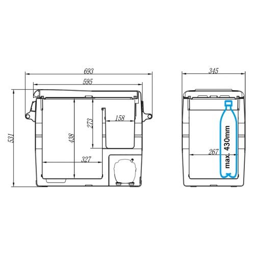 Compressor cooler CampCooler 50