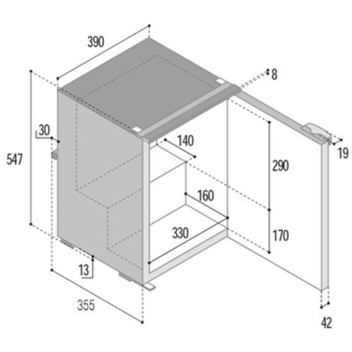 Kompr.Kühlschrank C39i sc