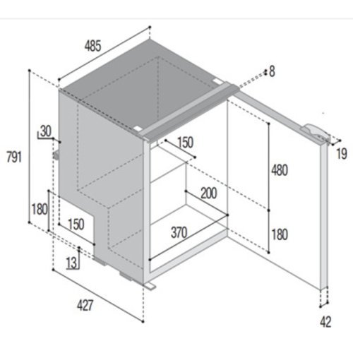Kompr.Kühlschrank C85iA