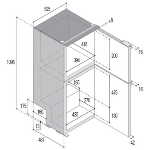 Kompr.Kühlschrank DP150i