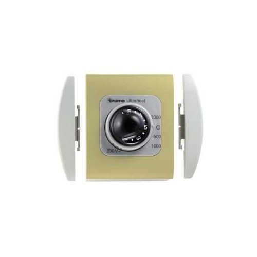 Cover frame for control panels, beige