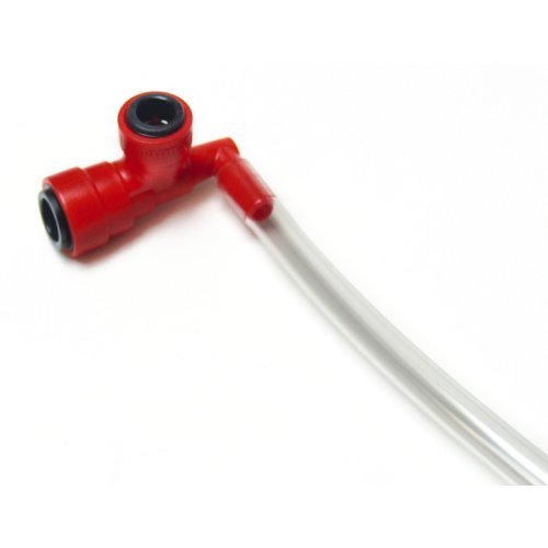 Angle connection red for JohnGuest 12mm / Uniquick 12mm