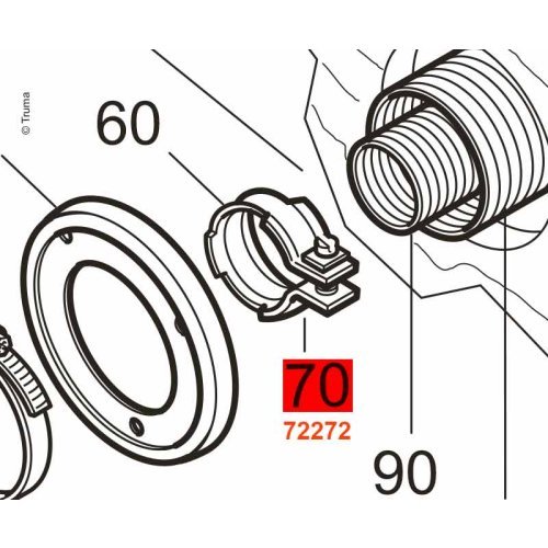 Abgasrohrschelle E2400