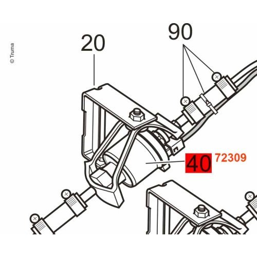 dosing pump 12V cpl. Combi D4/D6