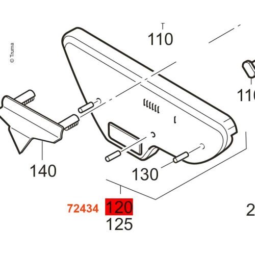 Cover plate motor "A" SER