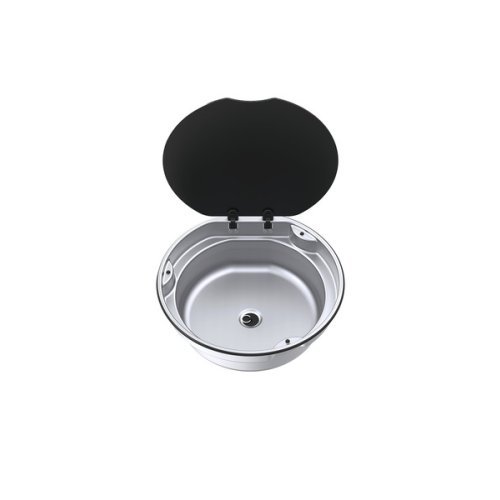Sink stainless steel ø405 x H145mm, round, 7.4 litres