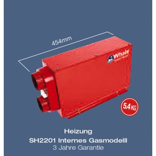 Installation gas heater SH2201 - 2 kW