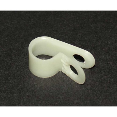 Gas pipe clamp plastic 8mm, 10 pieces