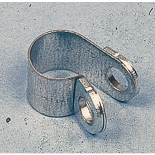 Gas pipe clamps metal 8mm, 10 pcs.