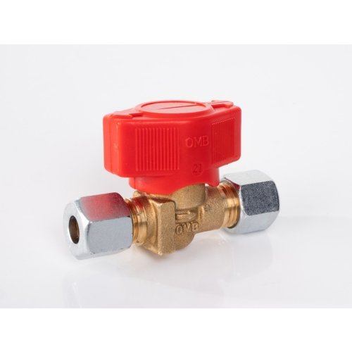 1-way quick shut-off valve for 8 mm gas pipe
