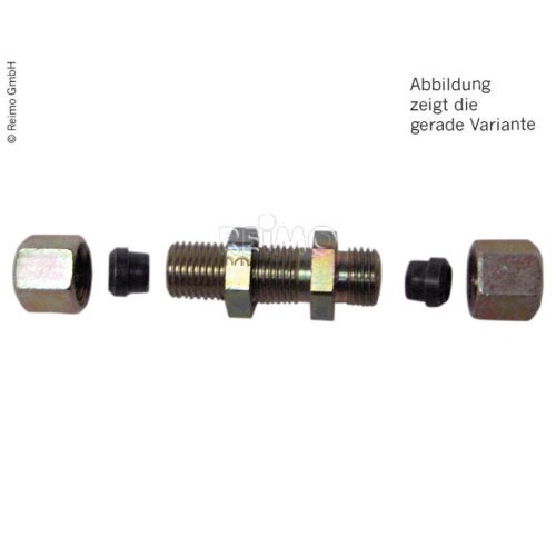 Elbow bulkhead screw.