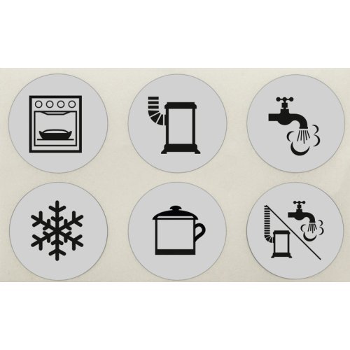 Sticker for distribution block ( 6-way)