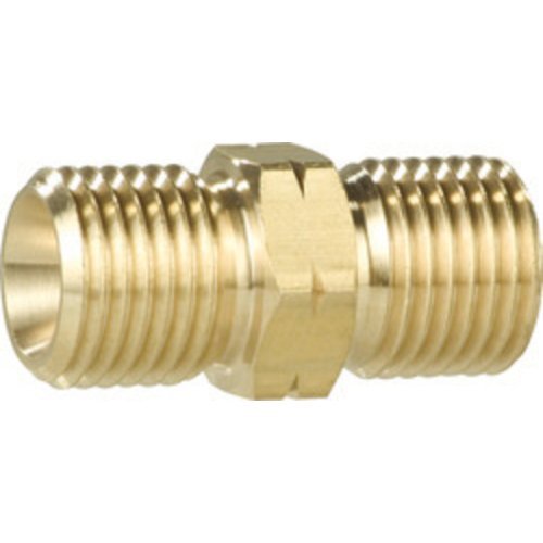 Coupling for gas hose - 1/4" male thread on both sides