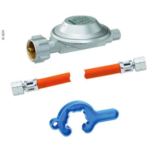 Connection / conversion set for grills with AG 5/8 UNF thread - 50 mbar