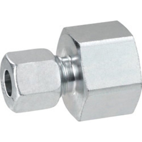 Straight screw-on fitting - 8 mm and 1/2"