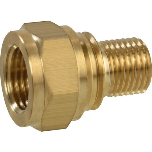Connector - From 1/4" male left-hand thread to 5/8" female UNF
