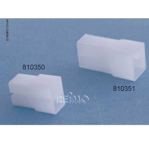 Steckgehäuse 6,3mm 2-fach