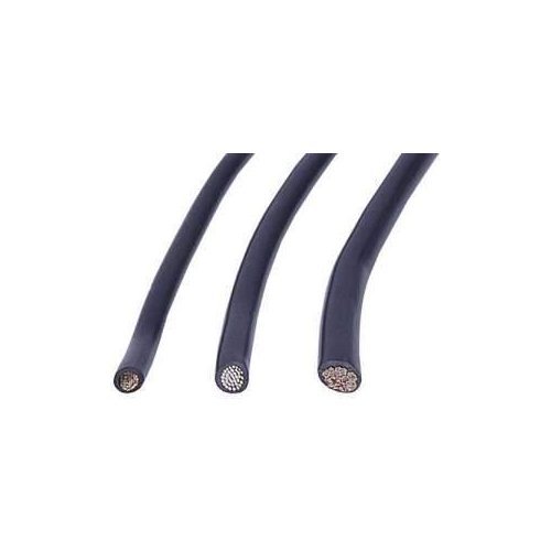 Car cable black 25mm running meter