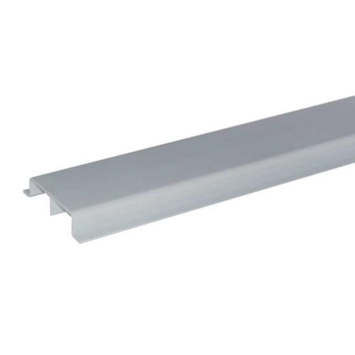 Double cable duct 12mm, rod 2m, light grey
