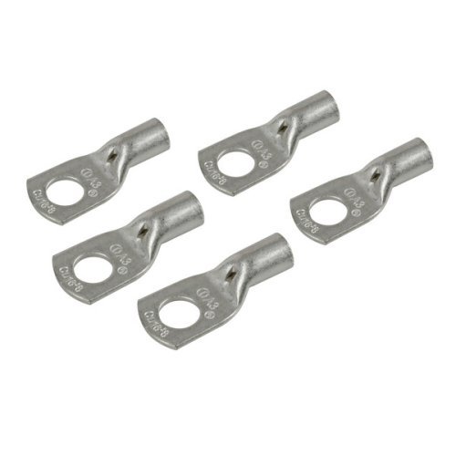 Compression cable lugs M8 for nominal cross section 16 mm - Set of 5