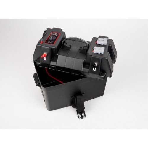 Battery box energy station with outdoor terminals