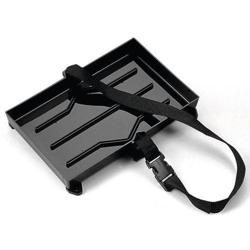 Battery holder, black, 27,5x17cm