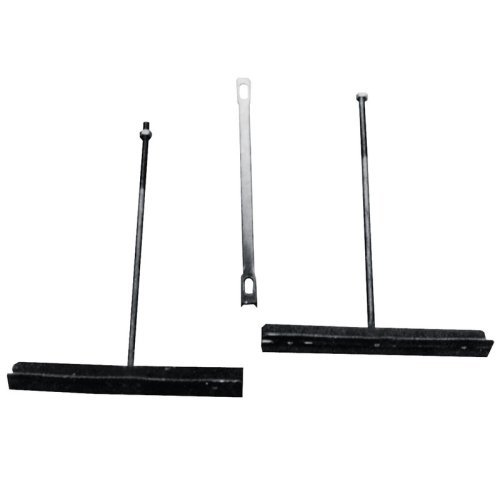 Battery fastening, T-form, black