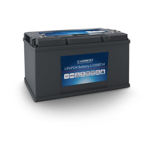 Li100BT-H lithium battery with Bluetooth technology and heating function
