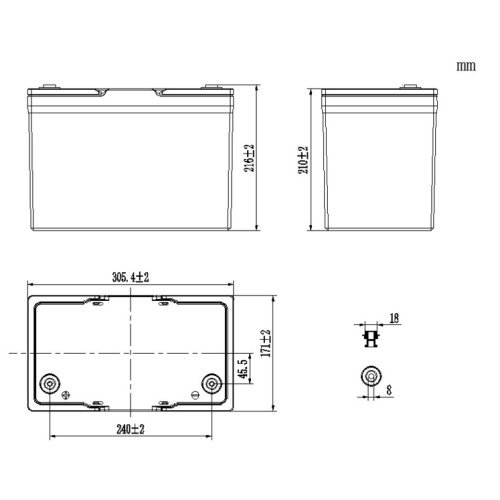 LiFePO4 battery Li100