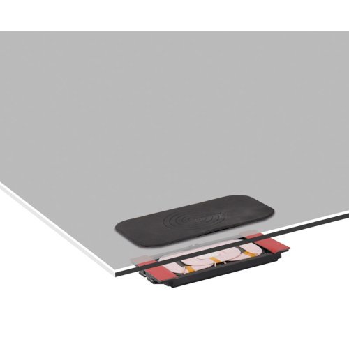 Inductive charging unit black with non-slip pad and LWL kit